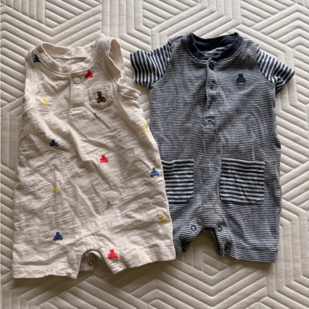GAP Rompers Bundle 0-3 mo